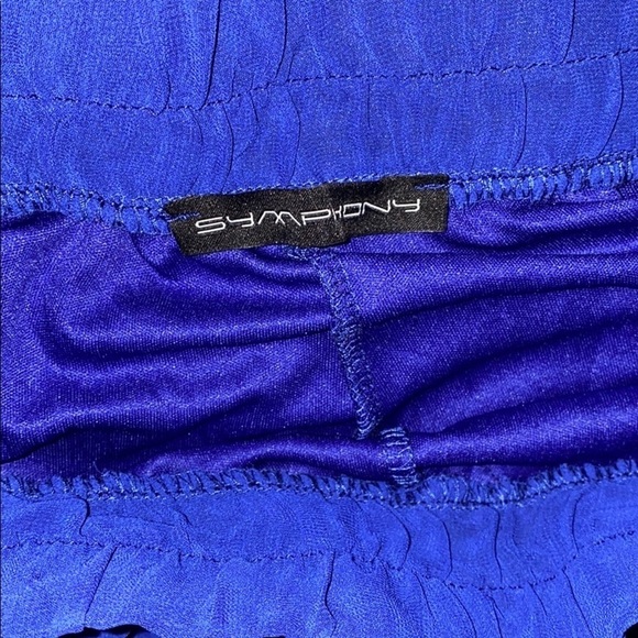 Symphony blue  swimsuit cover up pants Sz Small - Picture 7 of 12